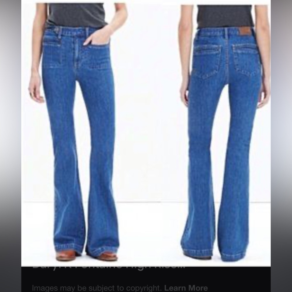 Madewell X Daryl K flare leg jeans